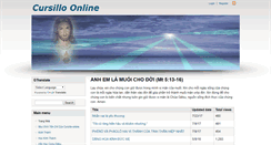 Desktop Screenshot of cursillo-online.org